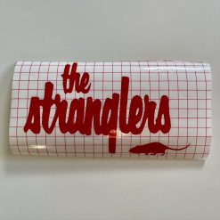 The Stranglers Rat Vinyl Decal - Red