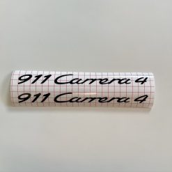 Porsche 911 Carrera 4 Vinyl Decal - Black x2