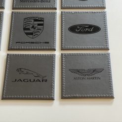 Single Car Rolls Royce Custom Engraved Leatherette Coaster Silver. Man Cave Desk Gift 5 Single Car Rolls Royce Custom Engraved Leatherette Coaster Silver. Man Cave Desk Gift 5