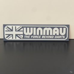 3D Printed Winmau Darts Sign Plaque Darts gift for Home Bar Garden Pub Man-cave