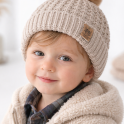 Newborn Hand-Crocheted Custom Waffle Stitch Hat