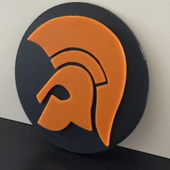 SKA 3D Skinhead Trojan Disc Sign Plaque. Logo Wall Shelf Desk Decorative Plaque Gift 1