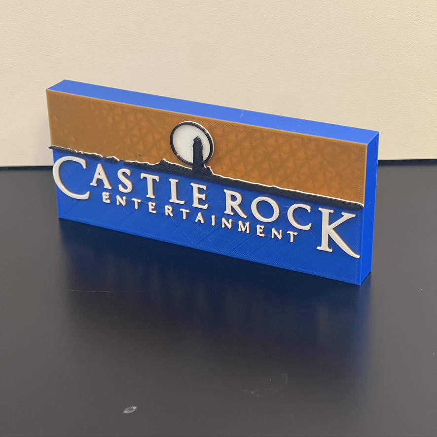 Castle Rock Entertainment Movie Decorative Display Collectible Logo Memorabilia Castle Rock Entertainment Movie Decorative Display Collectible Logo Memorabilia