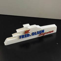 Fred Olsen Ferry Expres 3D plaque Shelf / Desk Autistic Autism ADHD Sensory Gift 4