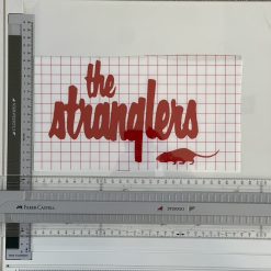 The Stranglers Rat Vinyl Decal - Red 1 The Stranglers Rat Vinyl Decal - Red 1
