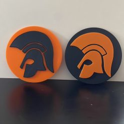 SKA 3D Skinhead Trojan Disc Sign Plaque. Logo Wall Shelf Desk Decorative Plaque Gift 5