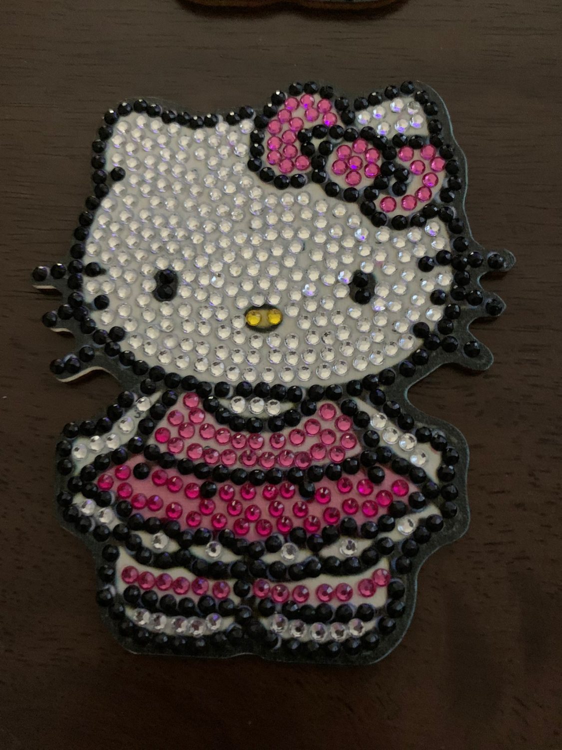 Diamond art Hello Kitty coasters Diamond art Hello Kitty coasters