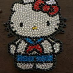 Diamond art Hello Kitty coasters 3 Diamond art Hello Kitty coasters 3