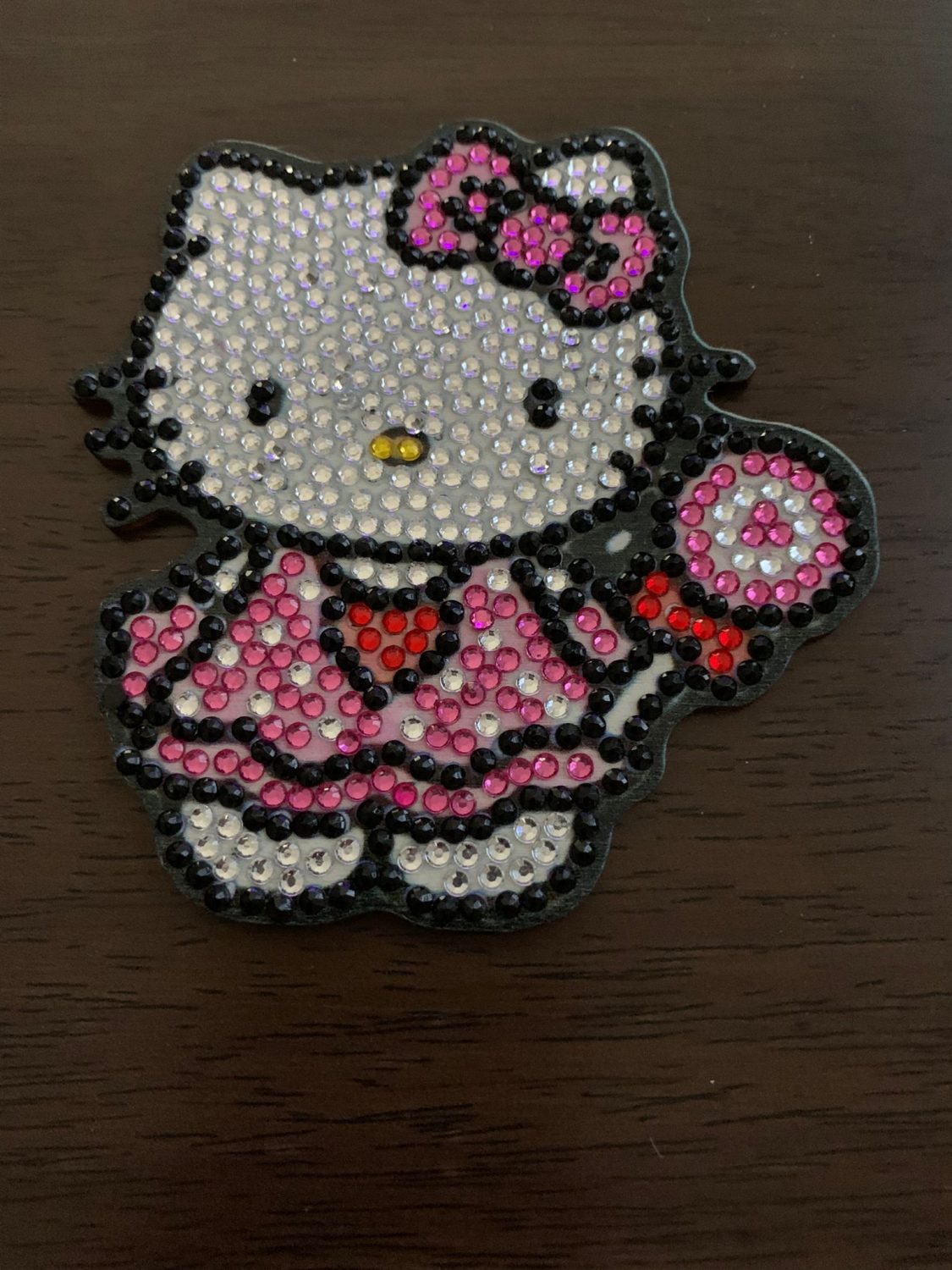 Diamond art Hello Kitty coasters Diamond art Hello Kitty coasters