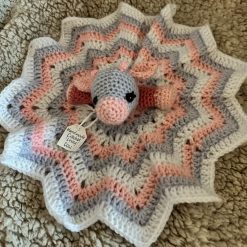 Crochet cow lovey