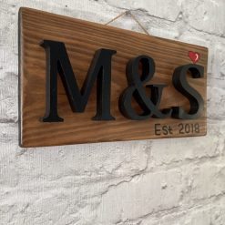 Couple "Established" sign