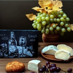 Rectangular Wine and Cheese slate serving platter