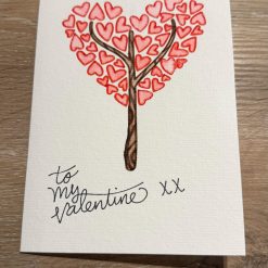 Handmade Decorative “LOVE” Card – Vintage Style Typography Love Card