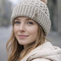 Adult Hand-Crocheted Custom Waffle Stitch Hat