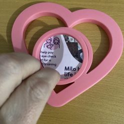 Heart Photo Frame with circle Insert – Freestanding 5 Heart Photo Frame with circle Insert – Freestanding 7