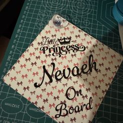 Baby on board sign