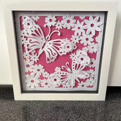 3D Butterfly Framed Wall Art