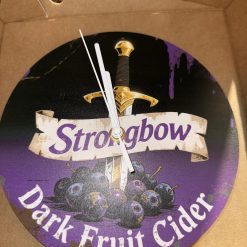 Strongbow dark fruits metal clock