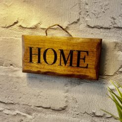 Wooden Home sign