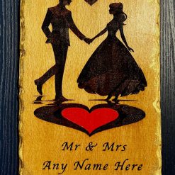 Personalised wedding picture