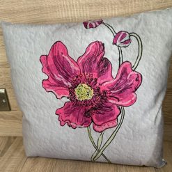 Pink Orchid DerekArt Cushion