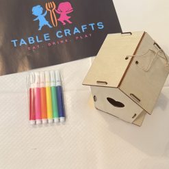 Wooden Unfinished Bird Box