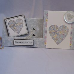 Hearts & Daisies Stepper Card Thinking of You Card
