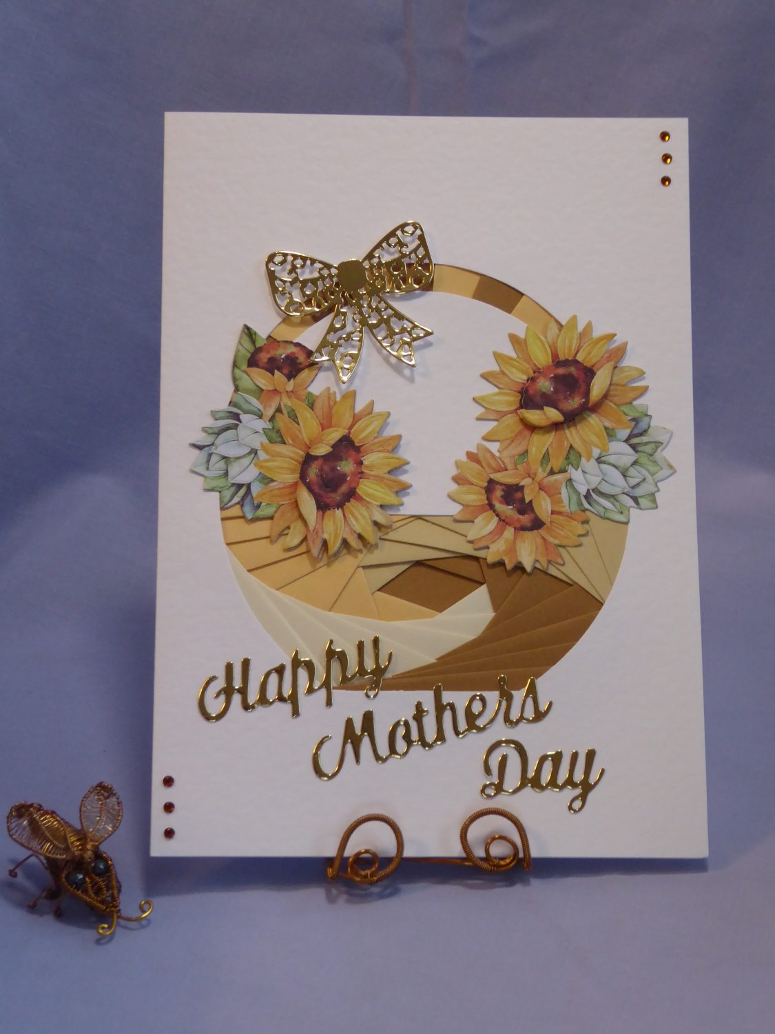 Basket of Sunflowers card for Mothers Day Basket of Sunflowers card for Mothers Day
