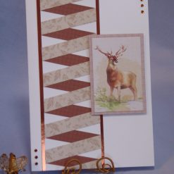 Stag Paper Ribbon card for Any Occasion