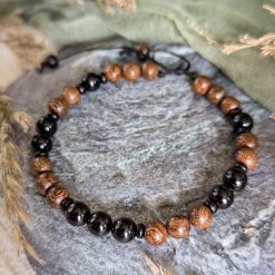 Bracelet with black tourmaline