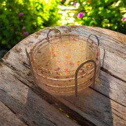 Gold leaf coasters