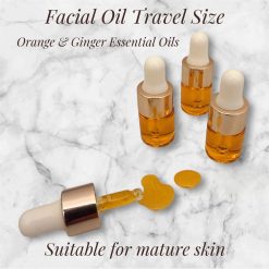 Facial Oil Travel Size (Orange & Ginger essential oils) 1 Facial Oil Travel Size (Orange & Ginger essential oils) 2