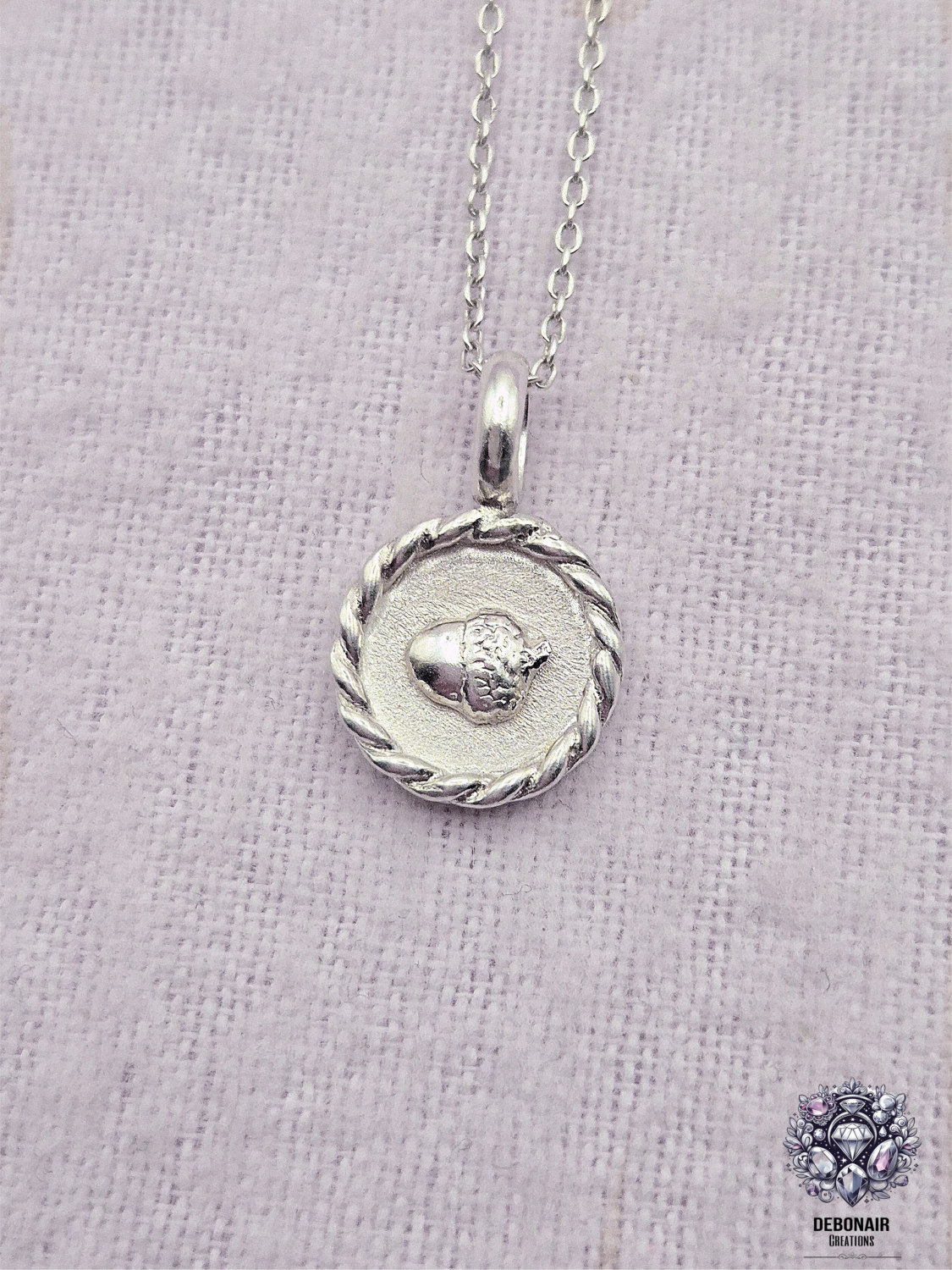 Pendant Only - Acorn Sterling Silver Pendant Pendant Only - Acorn Sterling Silver Pendant