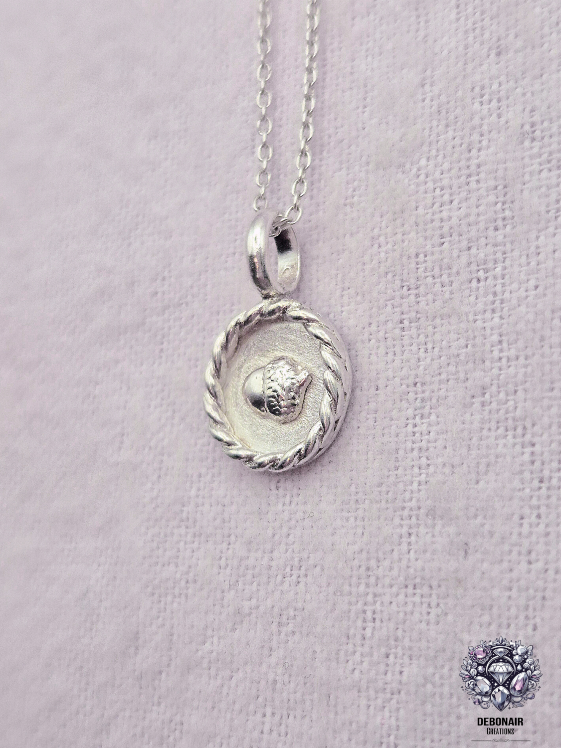 Pendant Only - Acorn Sterling Silver Pendant Pendant Only - Acorn Sterling Silver Pendant