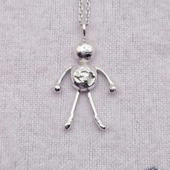 Pendant Only - Sterling Silver Person Pendant