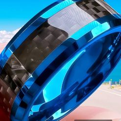 Stainless Steel with Carbon Fiber Ring 3 Stainless Steel with Carbon Fiber Ring 3