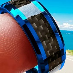 Stainless Steel with Carbon Fiber Ring 2 Stainless Steel with Carbon Fiber Ring 2