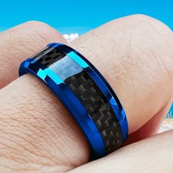 Stainless Steel with Carbon Fiber Ring