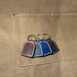 Rectangular Leather Keyring