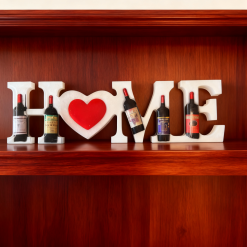 HOME Free Standing Resin Ornament - Red Wine Lover