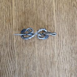 Hand forged celtic styled hair barrette