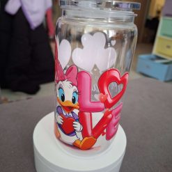 Daisy duck 16oz plastic tumbler