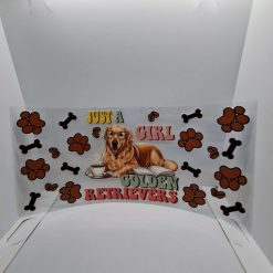 Golden Retriever 16oz UVDTF wrap