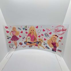 Barbie 16oz UVDTF wrap