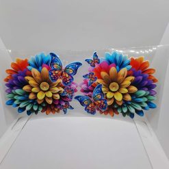 Flower 16oz UVDTF wrap