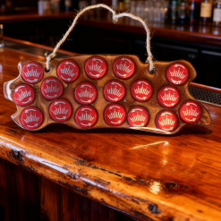 Recycled Bottle Top Hanging Plaque