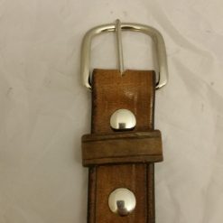 Plain Coloured handmade 1 1/2" Hide Belt 1 Plain Coloured handmade 1 1/2" Hide Belt 1