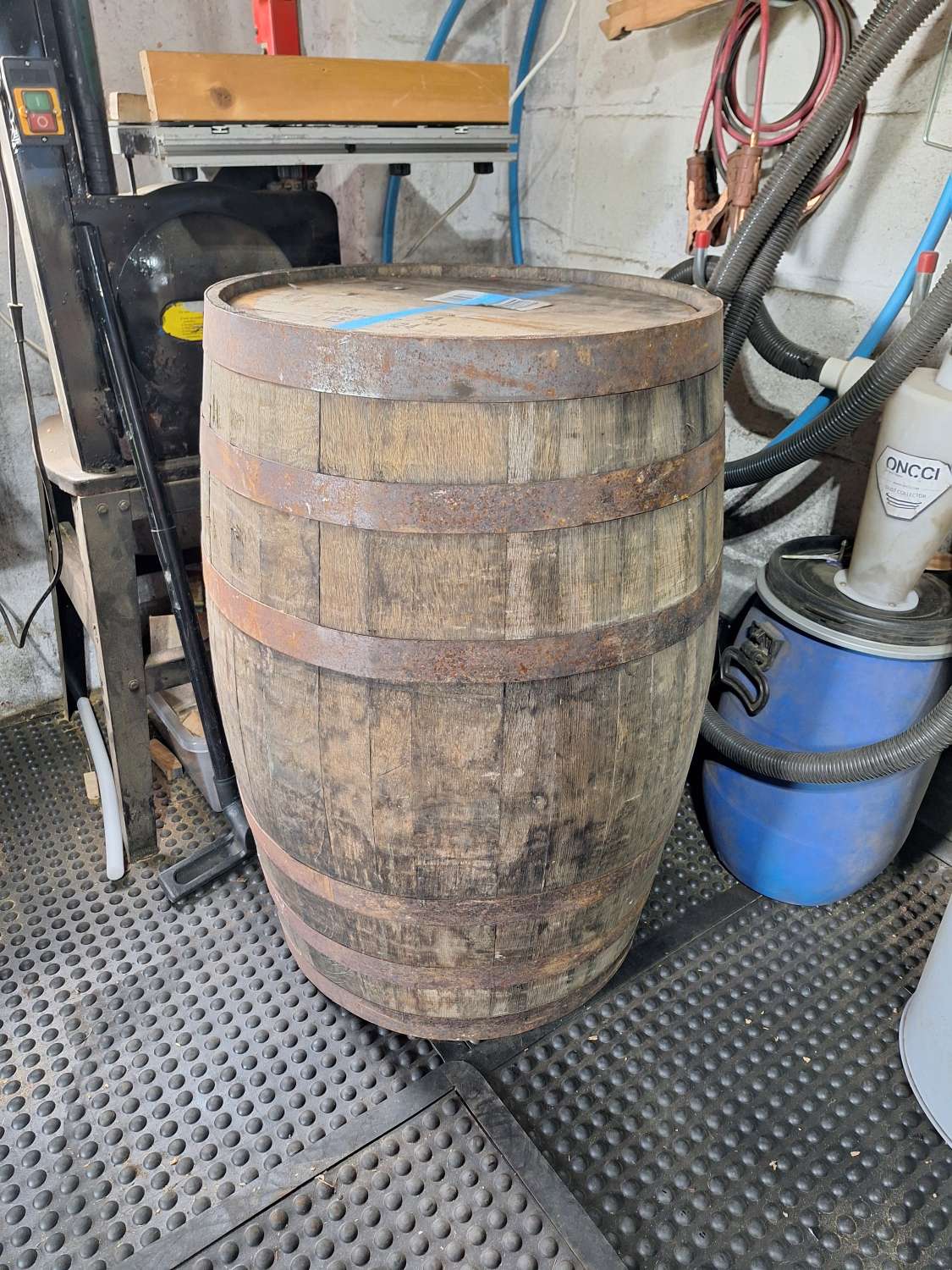 Half barrel drinks cabinet Half barrel drinks cabinet
