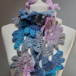 Crochet Flower Scarf