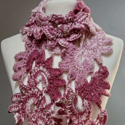 Crochet Flower Scarf